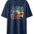 Oriko Toge Oversized Graphic T-Shirt – Racing Super Sedan Drifting on Mountain Pass