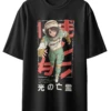 Oriko Airi Kazenomiya Oversized Graphic T-Shirt – Sci-Fi Anime Female Action Poster Design