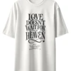 Oriko Love and Heaven Oversized Graphic T-Shirt – Japanese Cupid with Romantic Quote