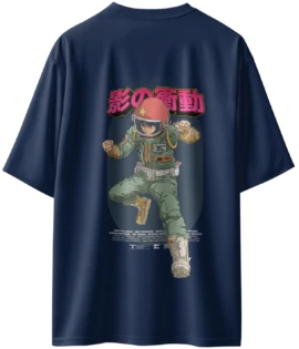 Oriko Akira Hoshinari Oversized Graphic T-Shirt – Sci-Fi Anime Male Action Poster Artwork