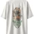 Oriko Majestic One Oversized Graphic T-Shirt – Tiger Face with Majestic One Typography