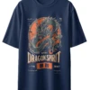 Oriko The Dragon Oversized Graphic T-Shirt – Full Dragon Illustration with Dragon Spirit Text